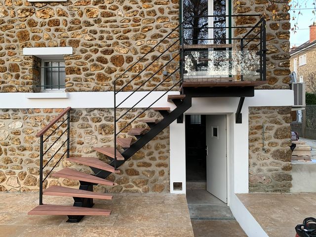 escalier extérieur