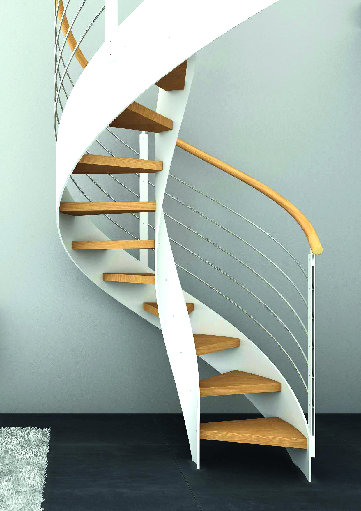 Escalier débillardé
