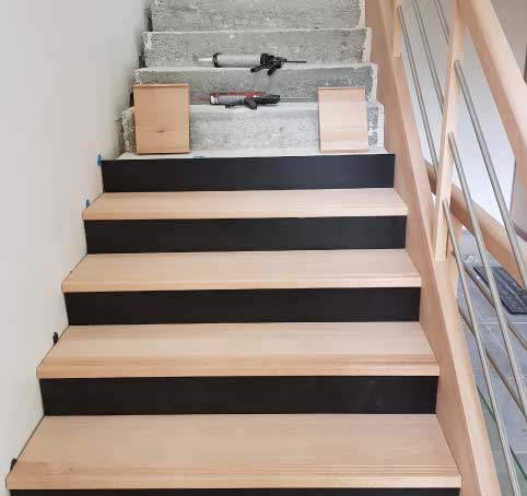 rénovation escaliers en béton