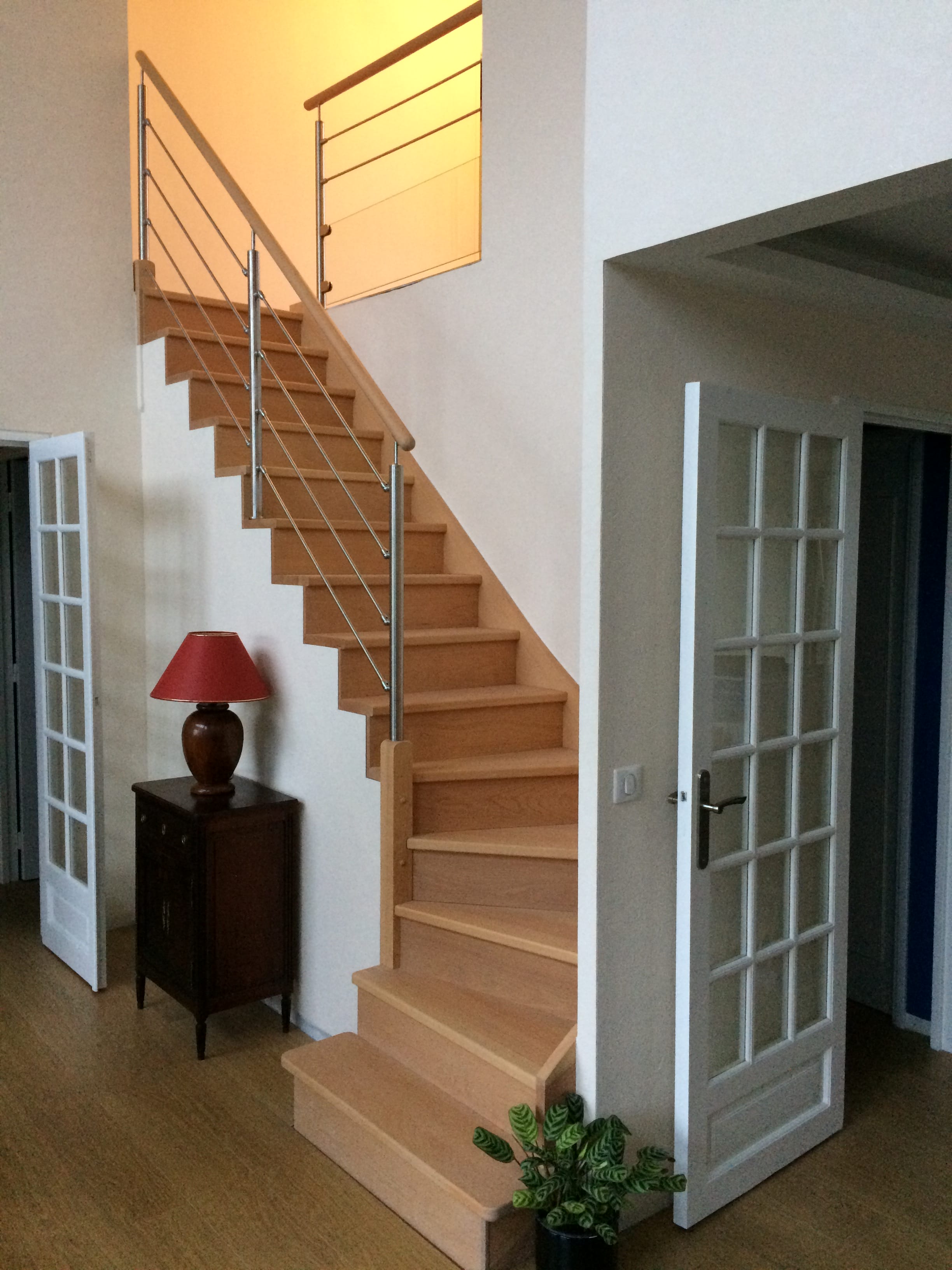 escalier en bois relooking