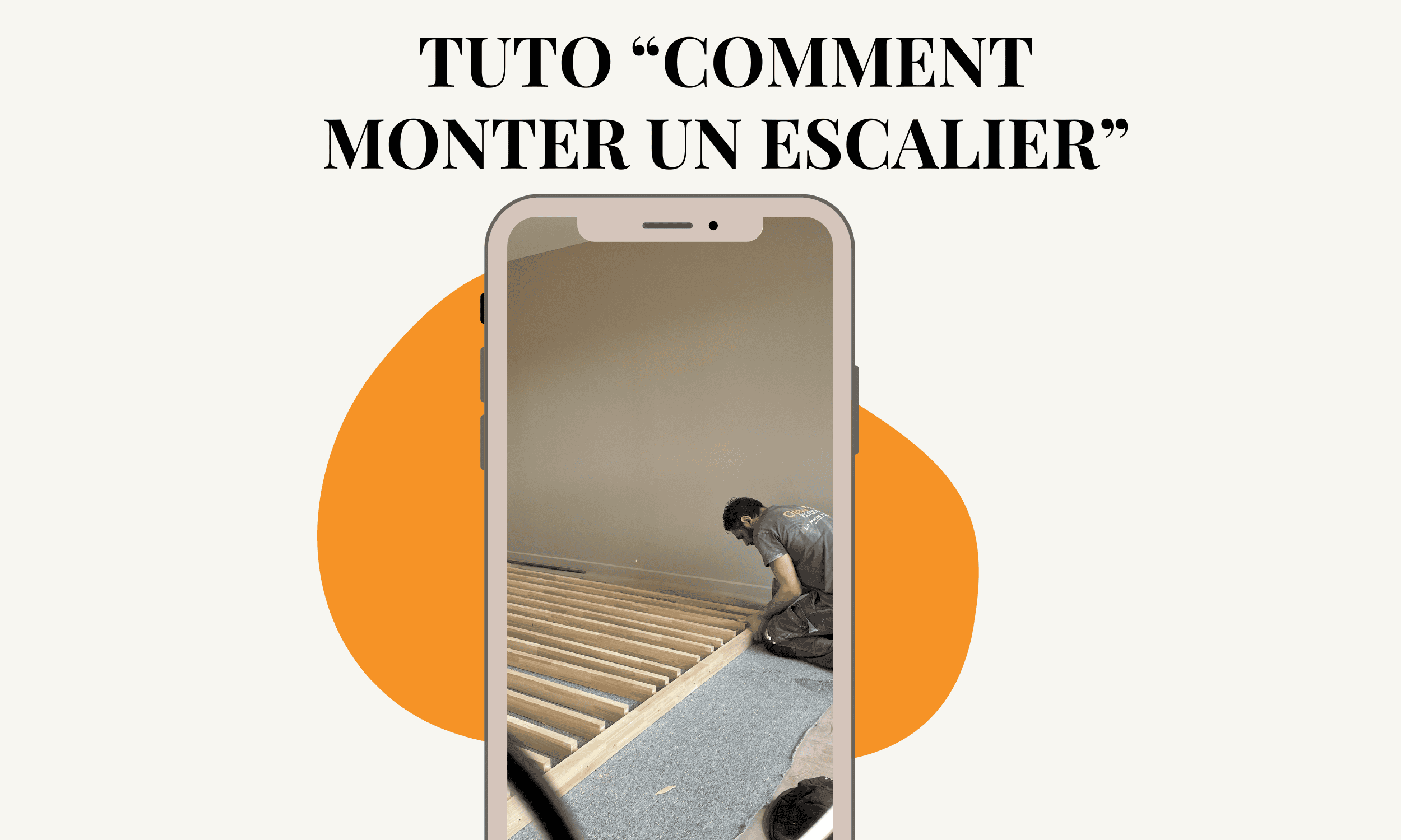 tuto monter un escalier