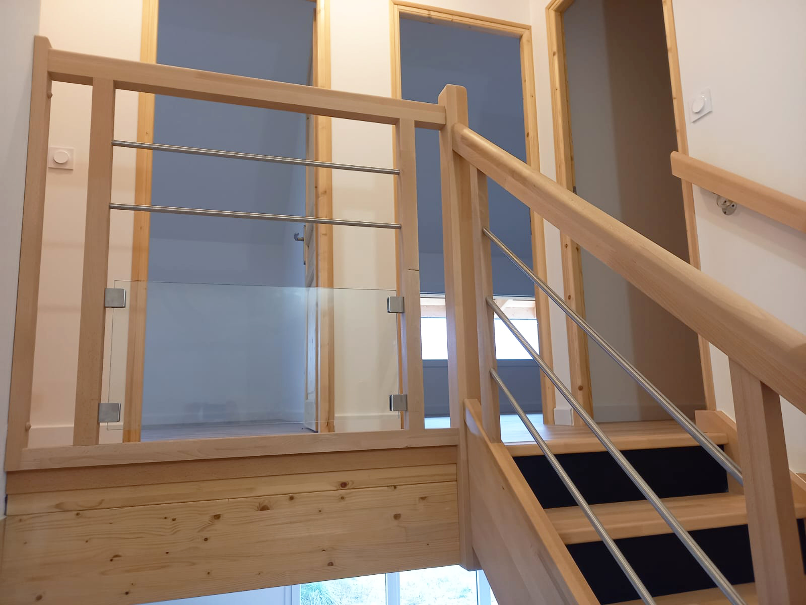 escalier à pas japonais