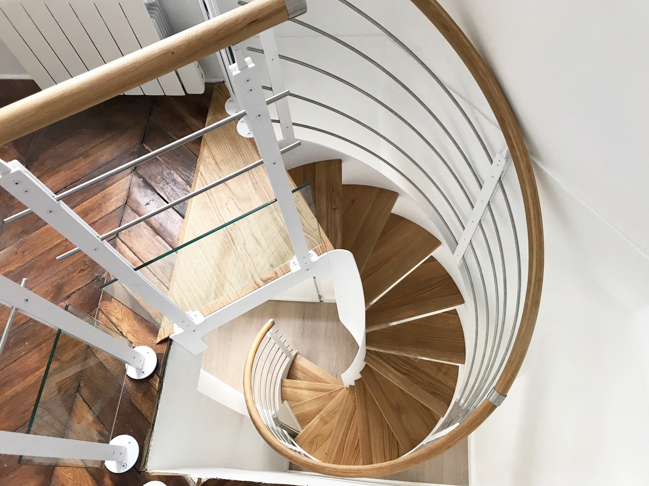 escalier à pas japonais