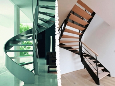 Quels sont les escaliers qui prennent le moins de place ?