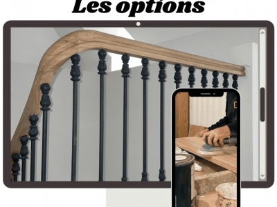 Quelles sont les options d'un escalier ?