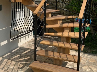 Escaliers extérieurs pour jardin et terrasse