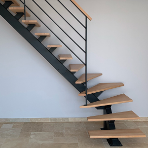 Escaliers bois métal sur-mesure à installer soi-même